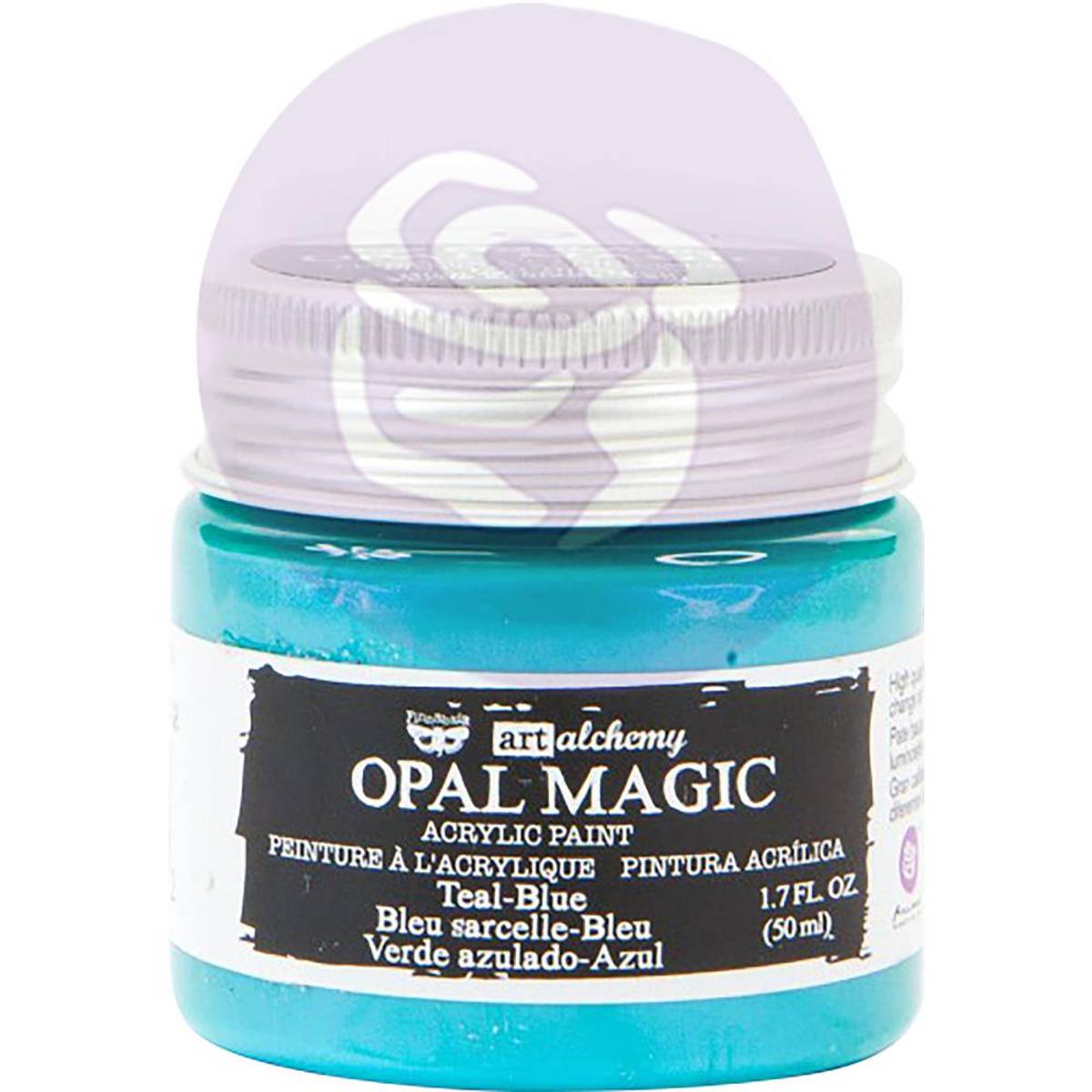 Prima - Art Alchemy by Finnabair - Acrylic Paints - Opal Magic - Teal-Blue