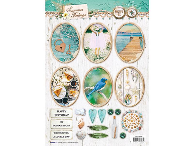 Summer Feelings - Die-Cut Sheet - A4