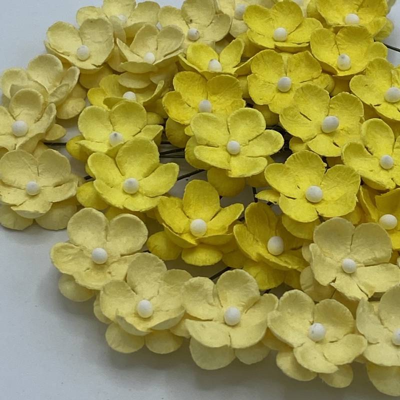 Papirdesign - Søte Blomster - Gul