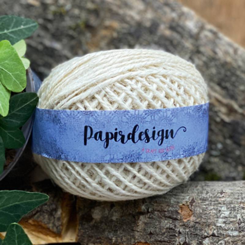 Papirdesign - Hamp - 100 m - Natur
