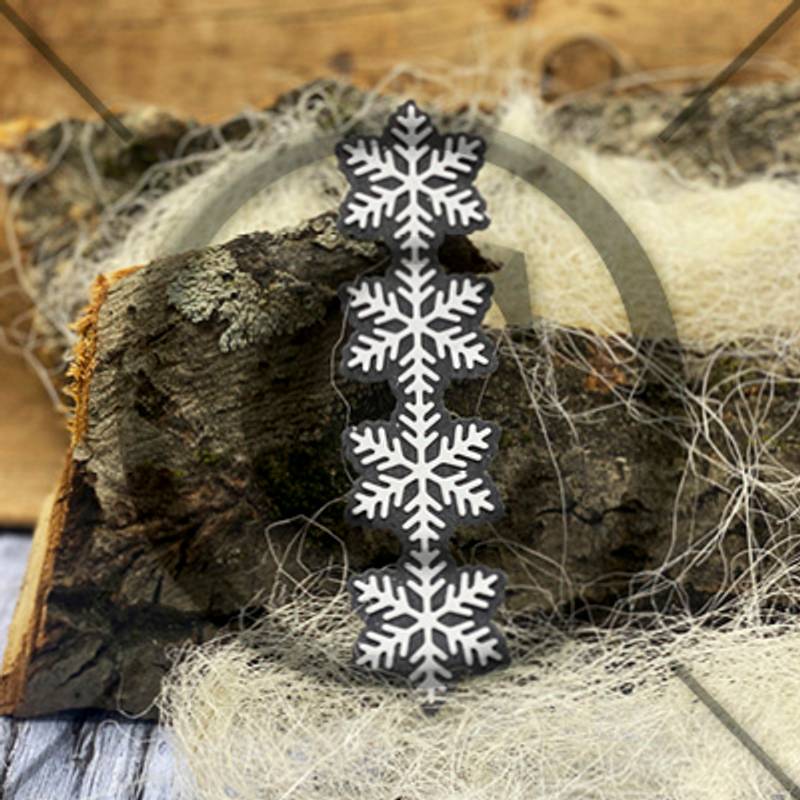 Papirdesign - Dies - Snøkrystall 6