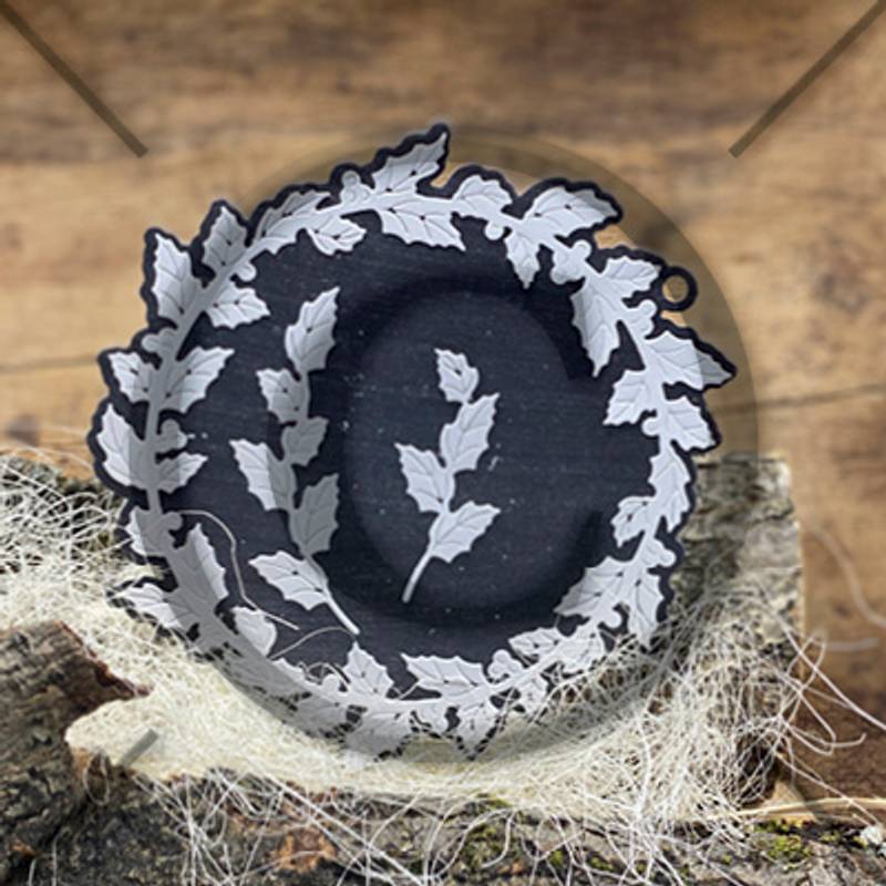 Papirdesign - Dies - Kristorn krans