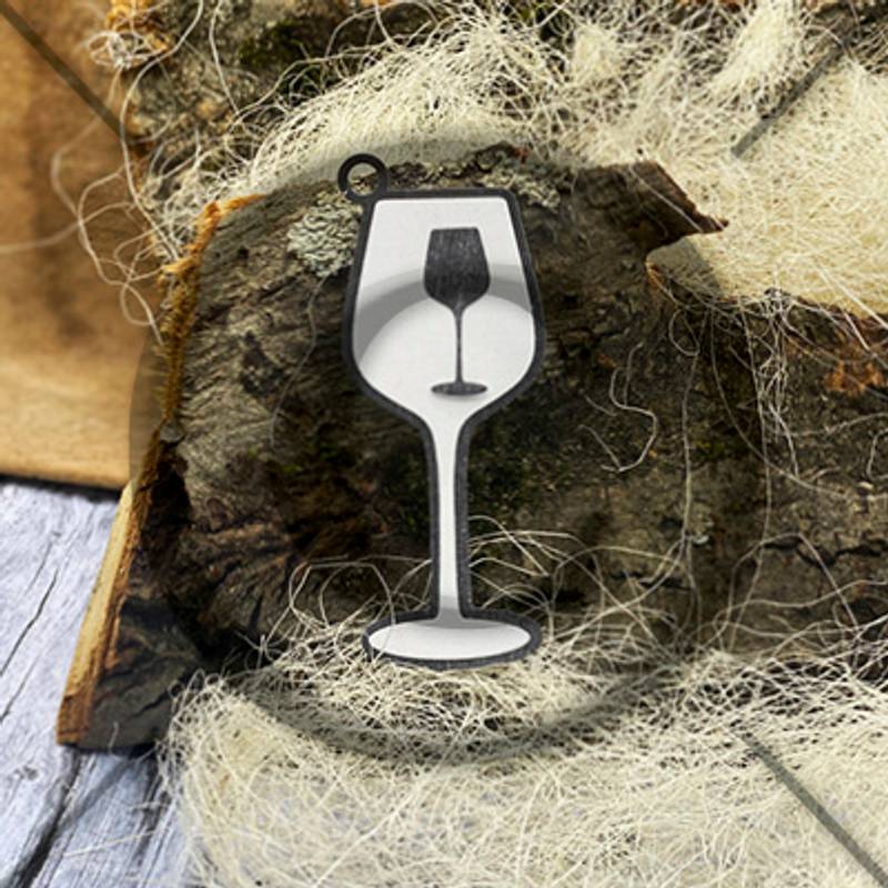 Papirdesign - Dies - Rødvinsglass 2