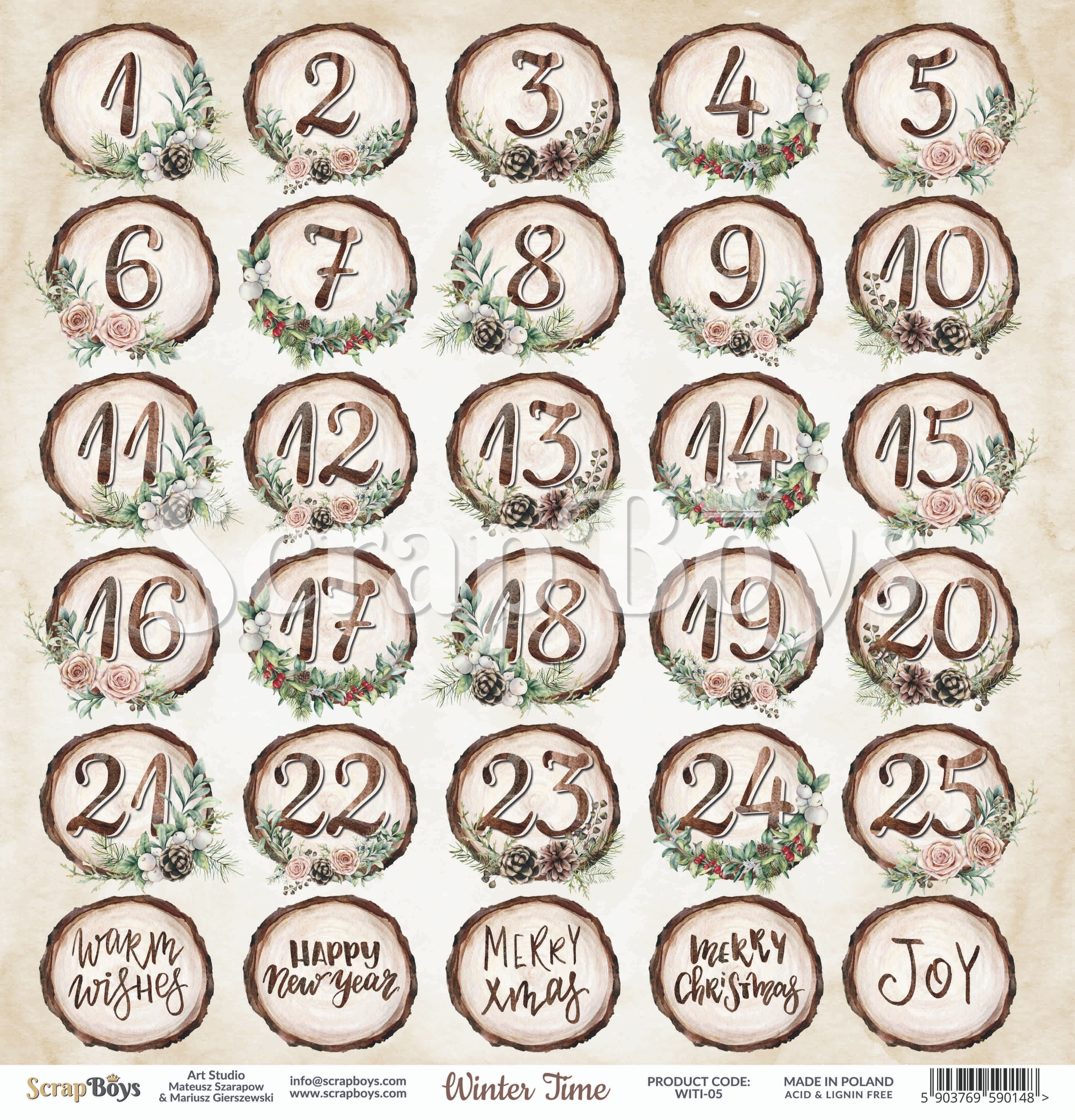 Scrapboys - Winter Time - 05 - 12x12"