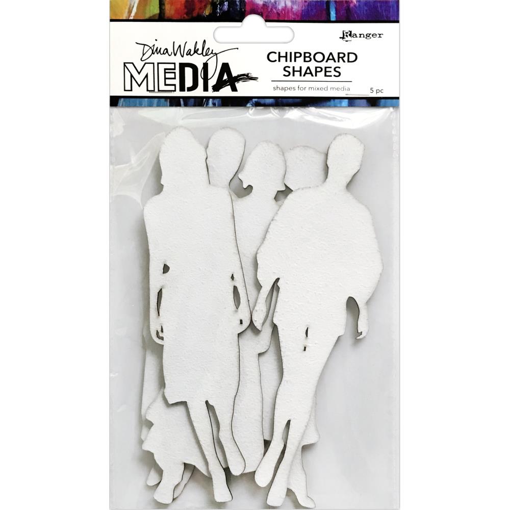 Dina Wakley Media - Chipboard Shapes - The Women