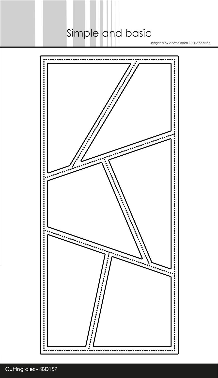 Simple and Basic - Dies - Slimcard Wonky Windows