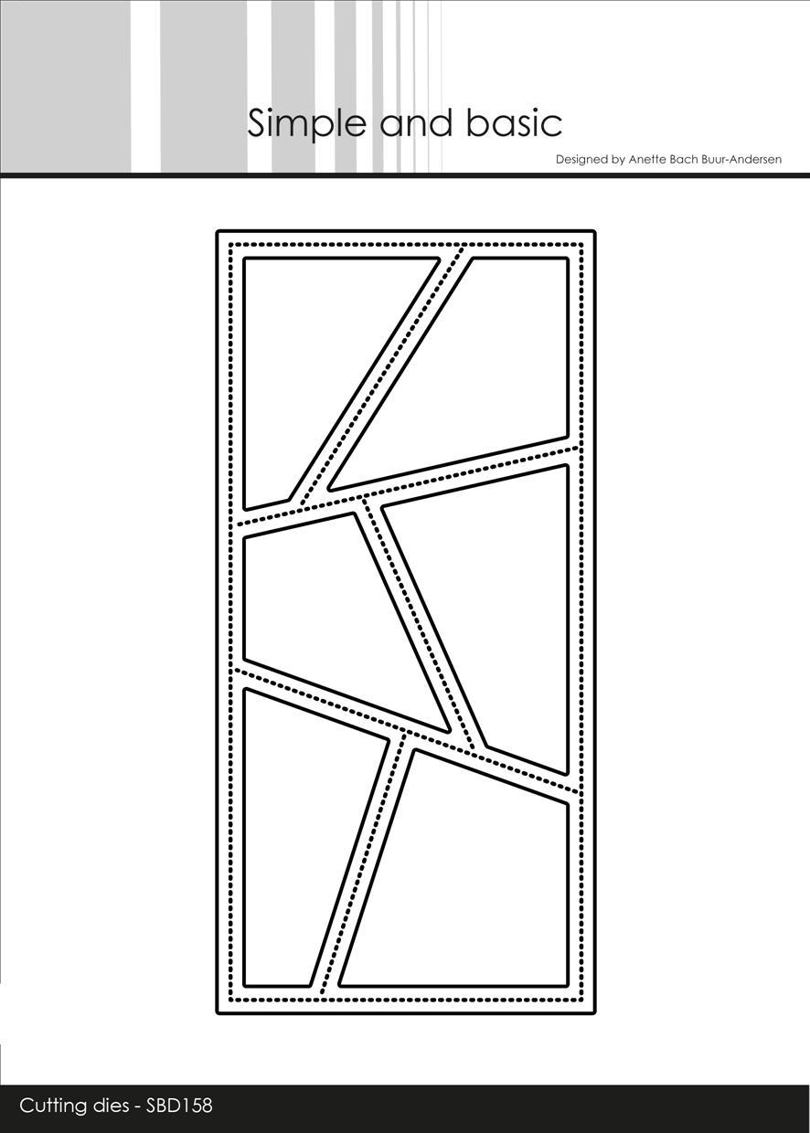 Simple and Basic - Dies - Mini Slimcard Wonky Windows