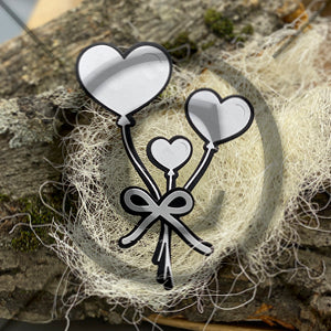 Papirdesign - Dies - Hjerteballong