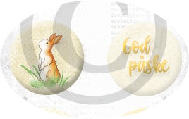 Papirdesign - Buttons - Påske 2