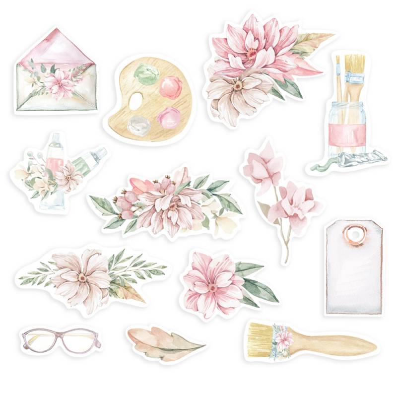 P13 - Let your creativity bloom - Ephemera - die cuts