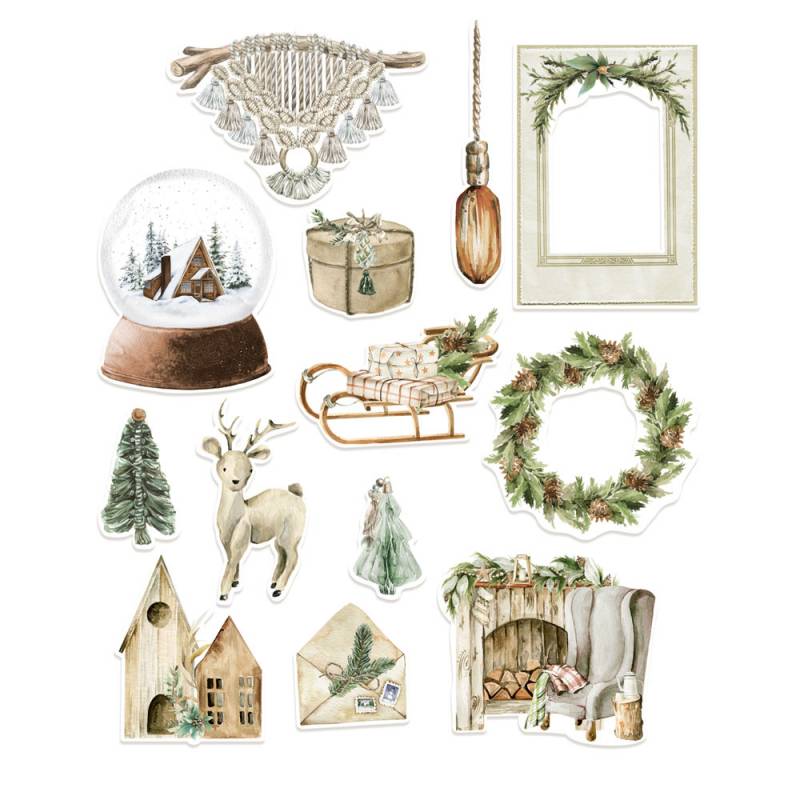 P13 - Cosy Winter - Ephemera - die cuts