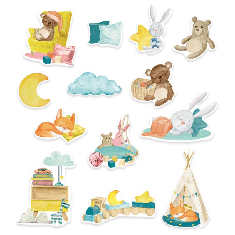 P13 - Good night - Ephemera - die cuts
