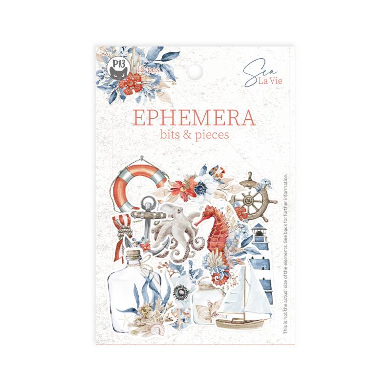 P13 - Sea la vie - Ephemera - die cuts