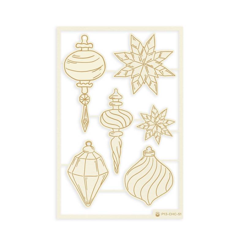 P13 - Christmas Charm - Light Chipboard - 08