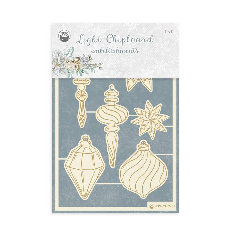 P13 - Christmas Charm - Light Chipboard - 08