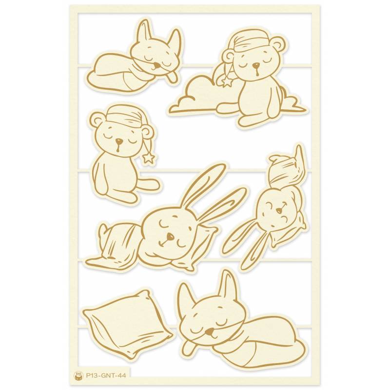 P13 - Good night - Chipboard - 1