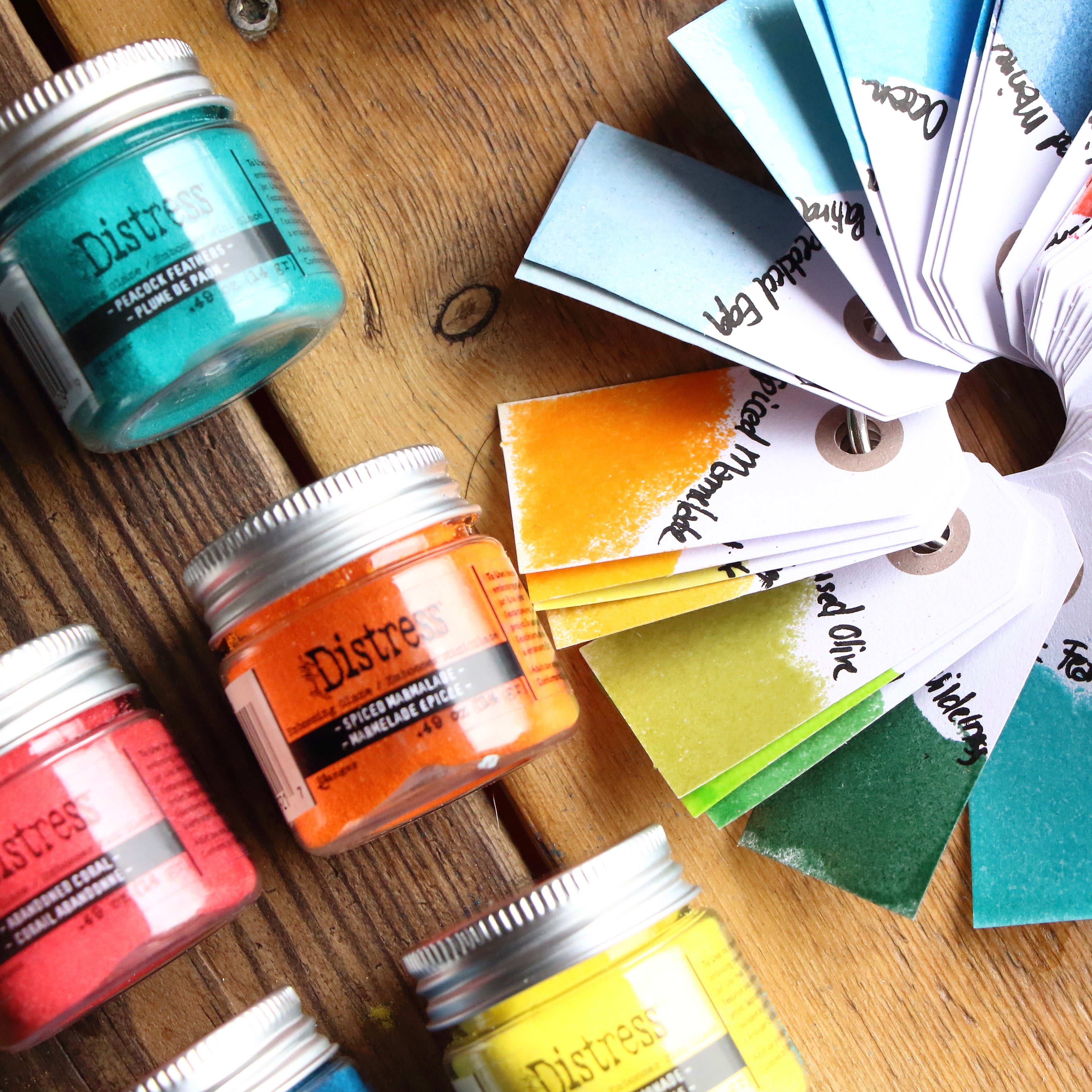 Yasmin Demo- Distress Glaze farger