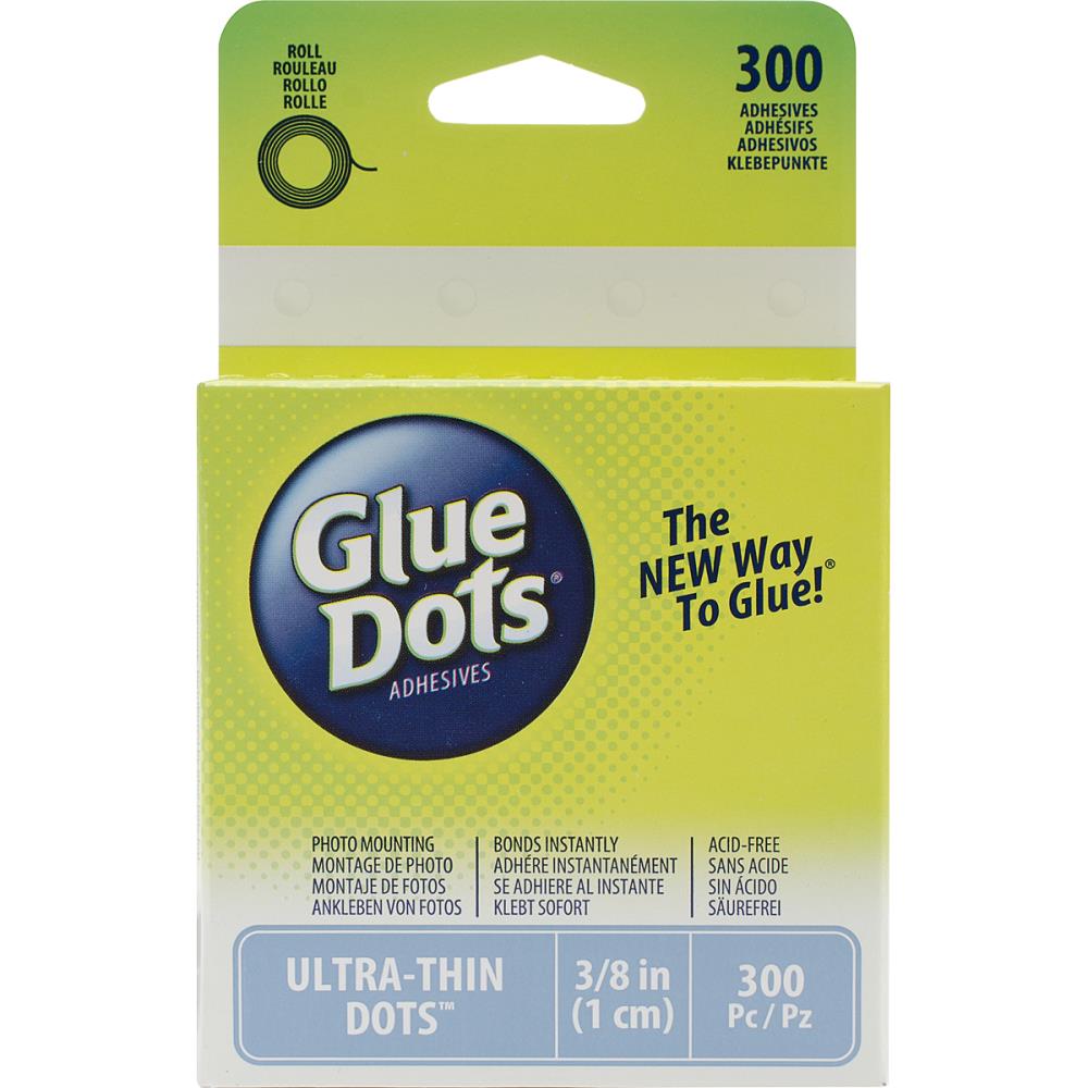 Glue Dots Memory Book - Ultra Thin Glue Dots      3/8"