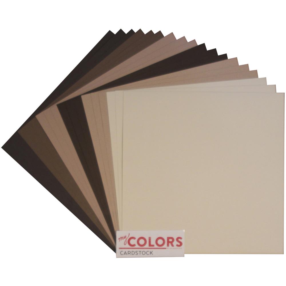 My Colors Canvas - Cardstock Bundle 12"X12" 18/Pkg