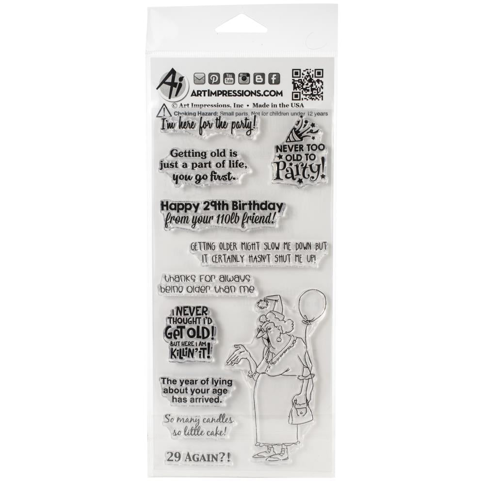Art Impressions - Clear Stamps Set - Never to old