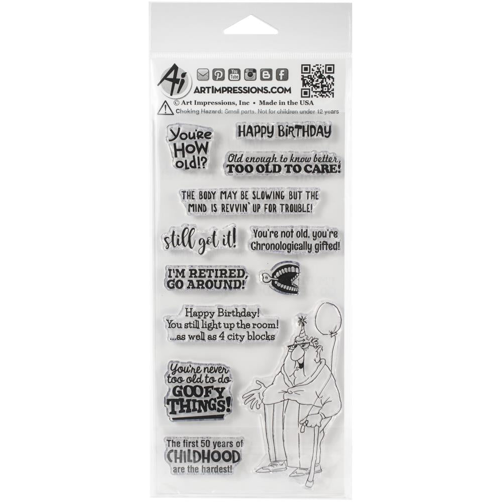 Art Impressions - Clear Stamps Set - Birthday