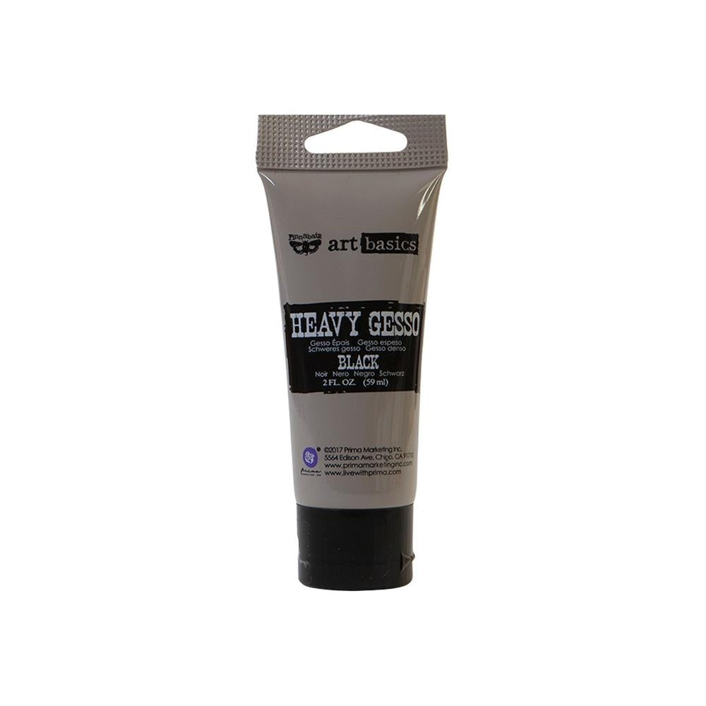 Art Basic by Finnabair - Heavy Gesso Black Tube