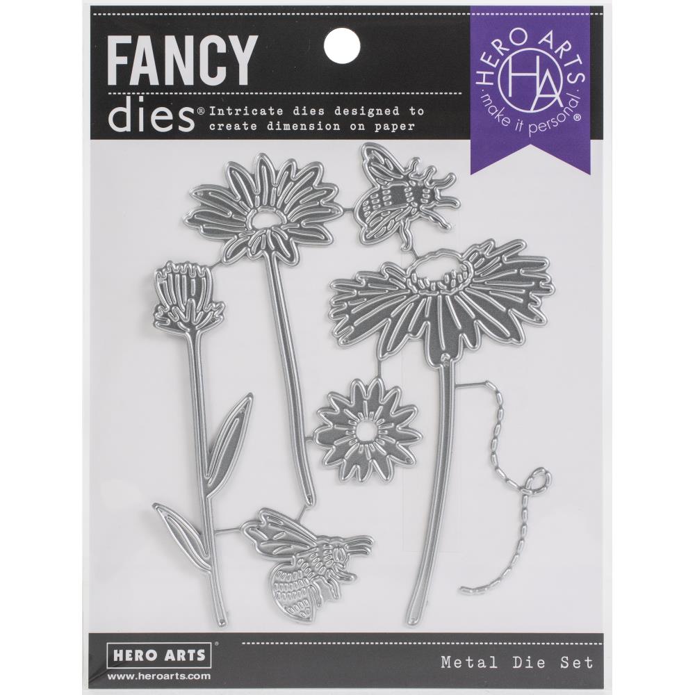 Hero Arts - Fancy Dies - Bees and Flowers