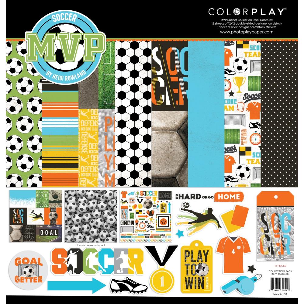 Colorplay - MVP Soccer Collection  -   12 x 12"