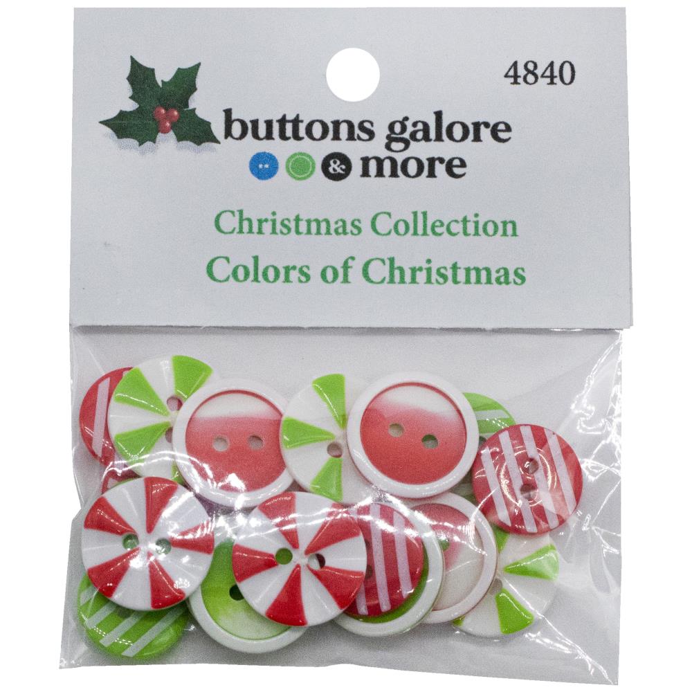 Buttons Galore -  Color of Christmas Buttons