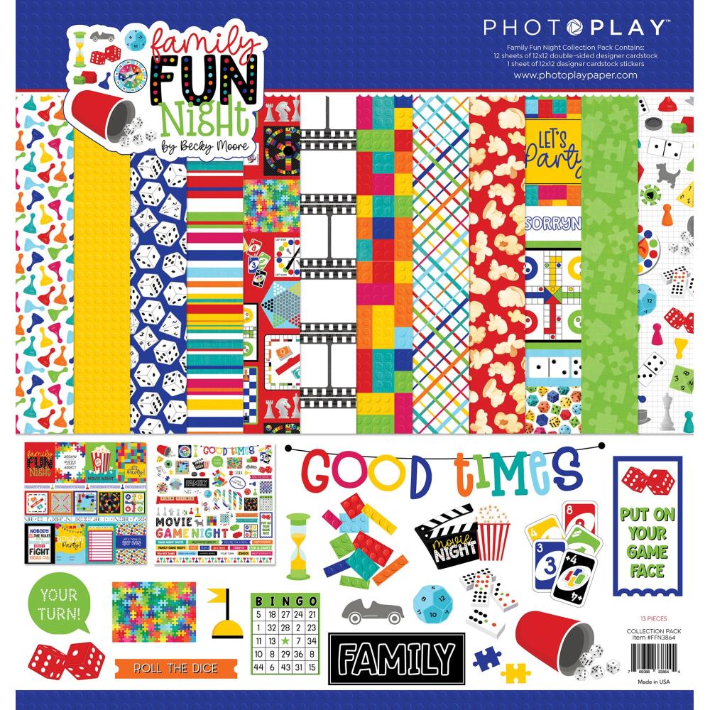 Photoplay - Family Fun Night Collection  -   12 x 12"