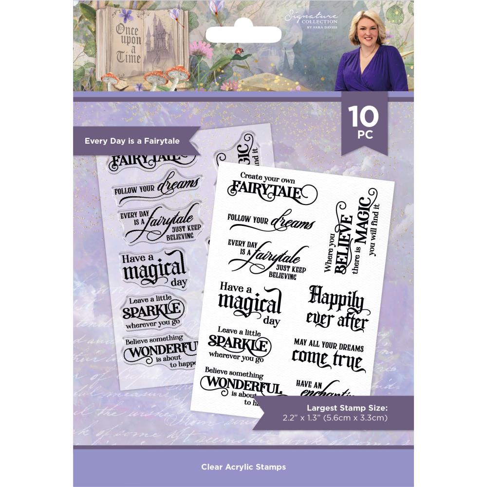 Crafters Companion - Sara Signature - Once upon a time - Fairytale clear stamps