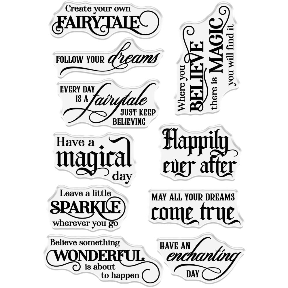 Crafters Companion - Sara Signature - Once upon a time - Fairytale clear stamps