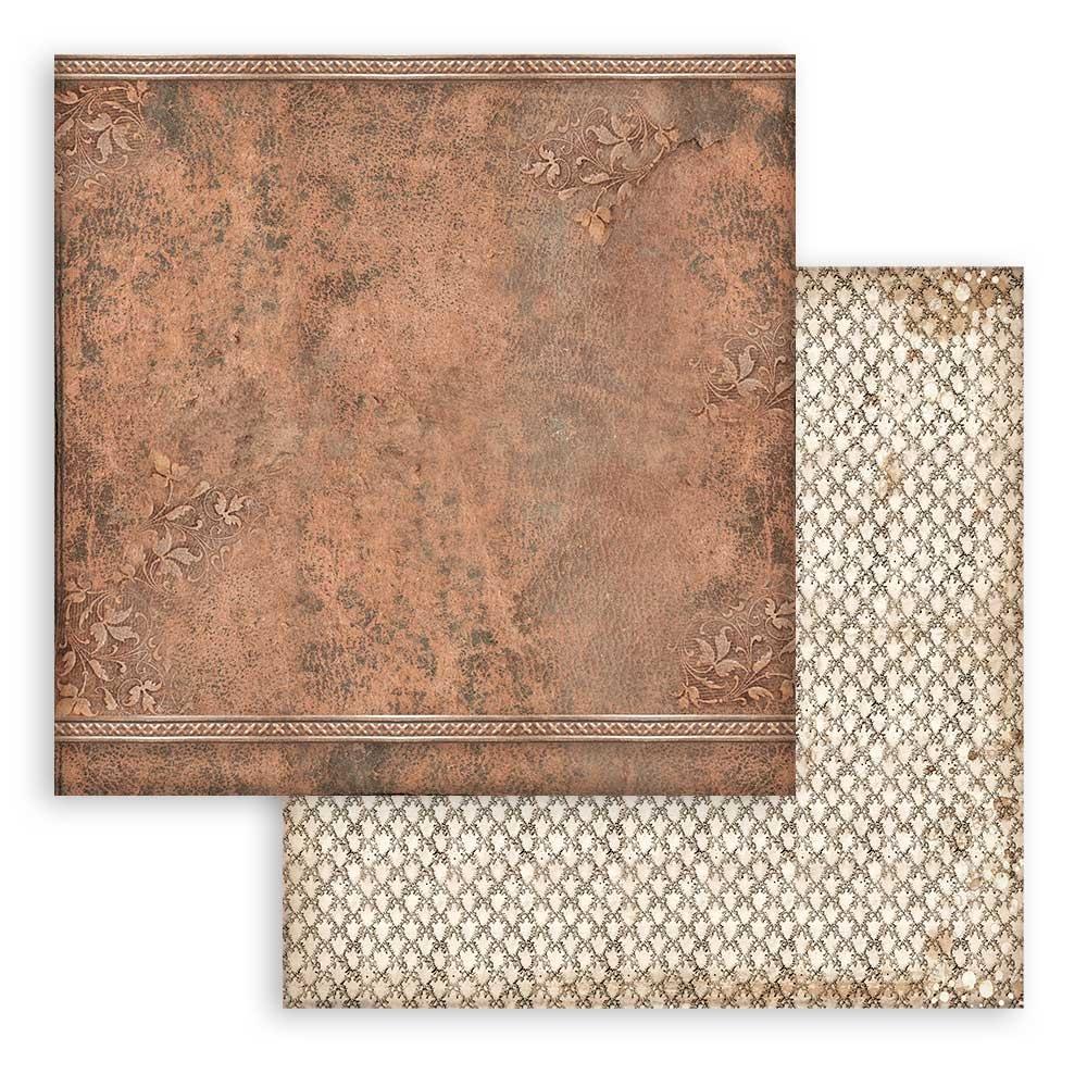 Stamperia - Vintage Library -   Background Selection - Paper Pad - 8 x 8"