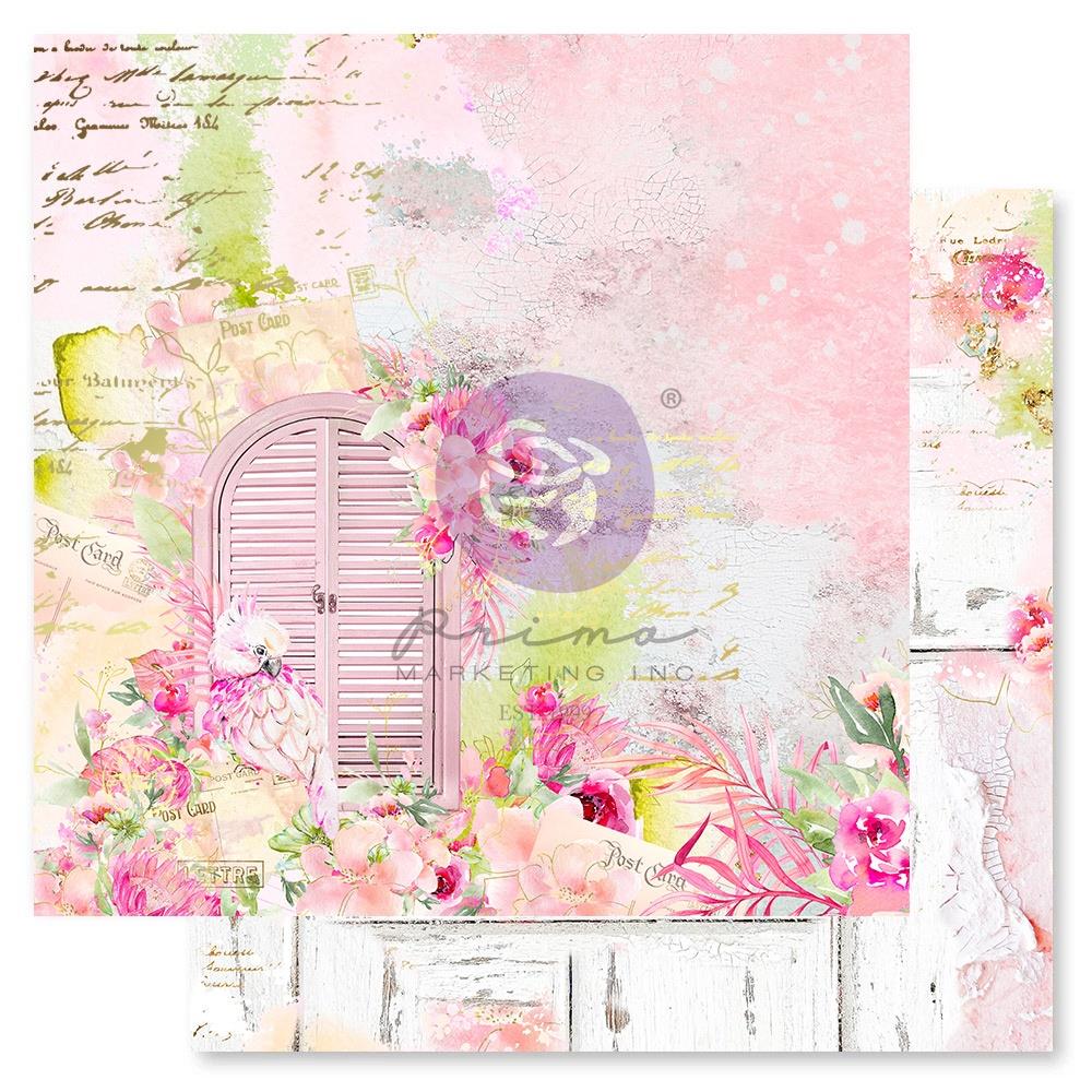 Prima - Postcards from Paradise - Paper Pad  - 12 x 12"