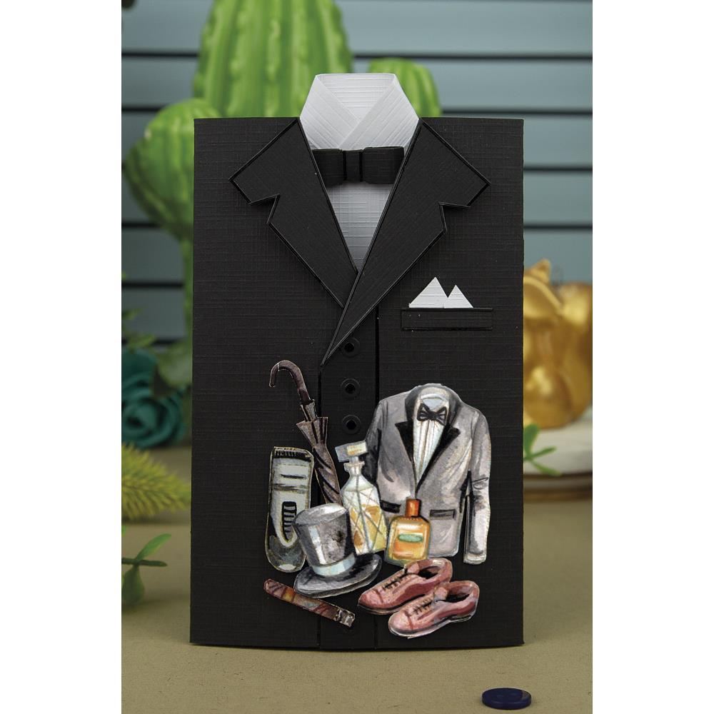 Yvonne Creations - 3D Punchout Sheet - Men in Style - Gentlemen