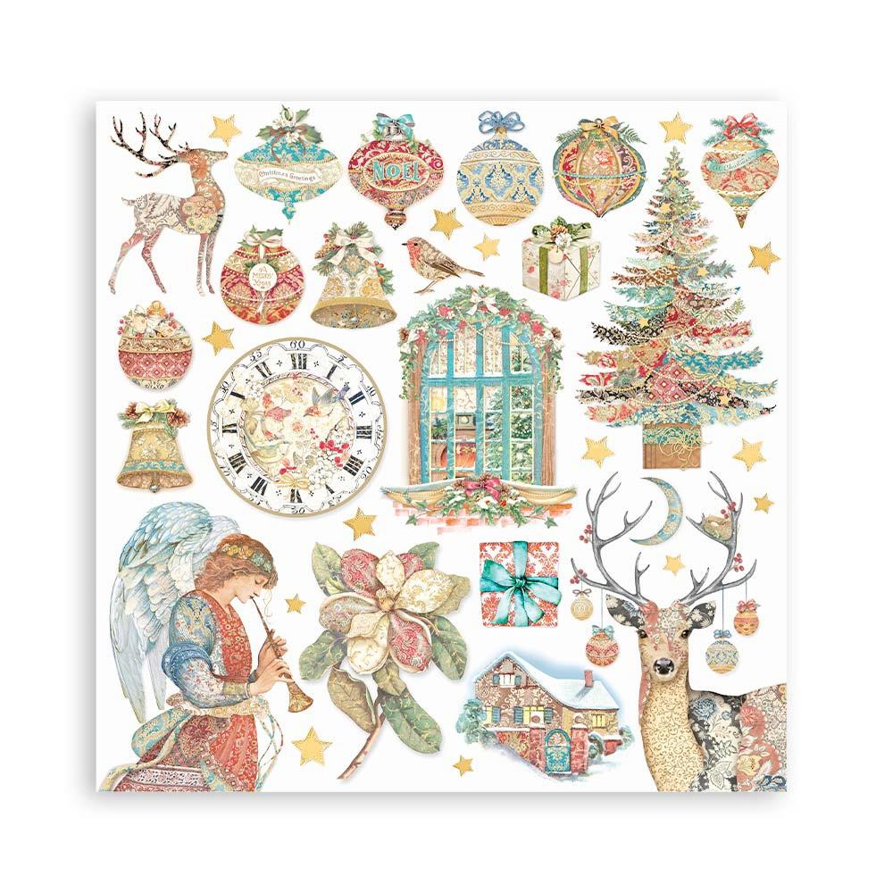 Stamperia  - Christmas Greetings  - Paper Pad    12 x12"