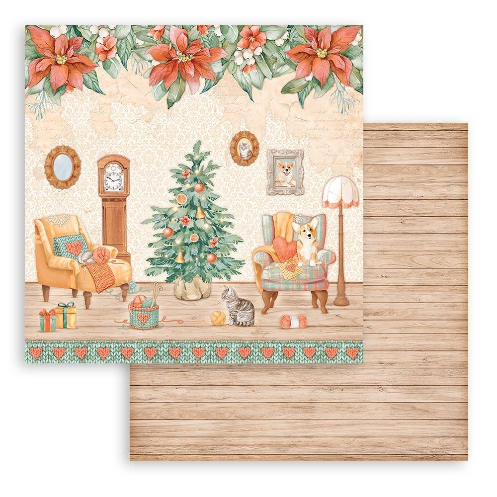 Stamperia  - All around christmas - Paper Pad    12 x12"