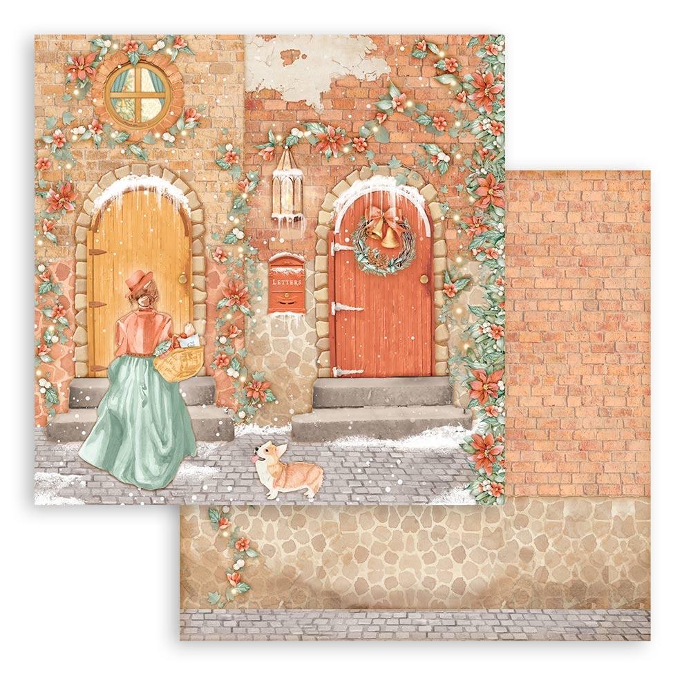 Stamperia  - All around christmas - Paper Pad    8 x 8"