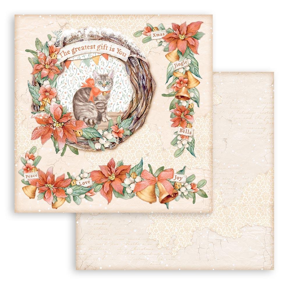 Stamperia  - All around christmas - Paper Pad    12 x12"