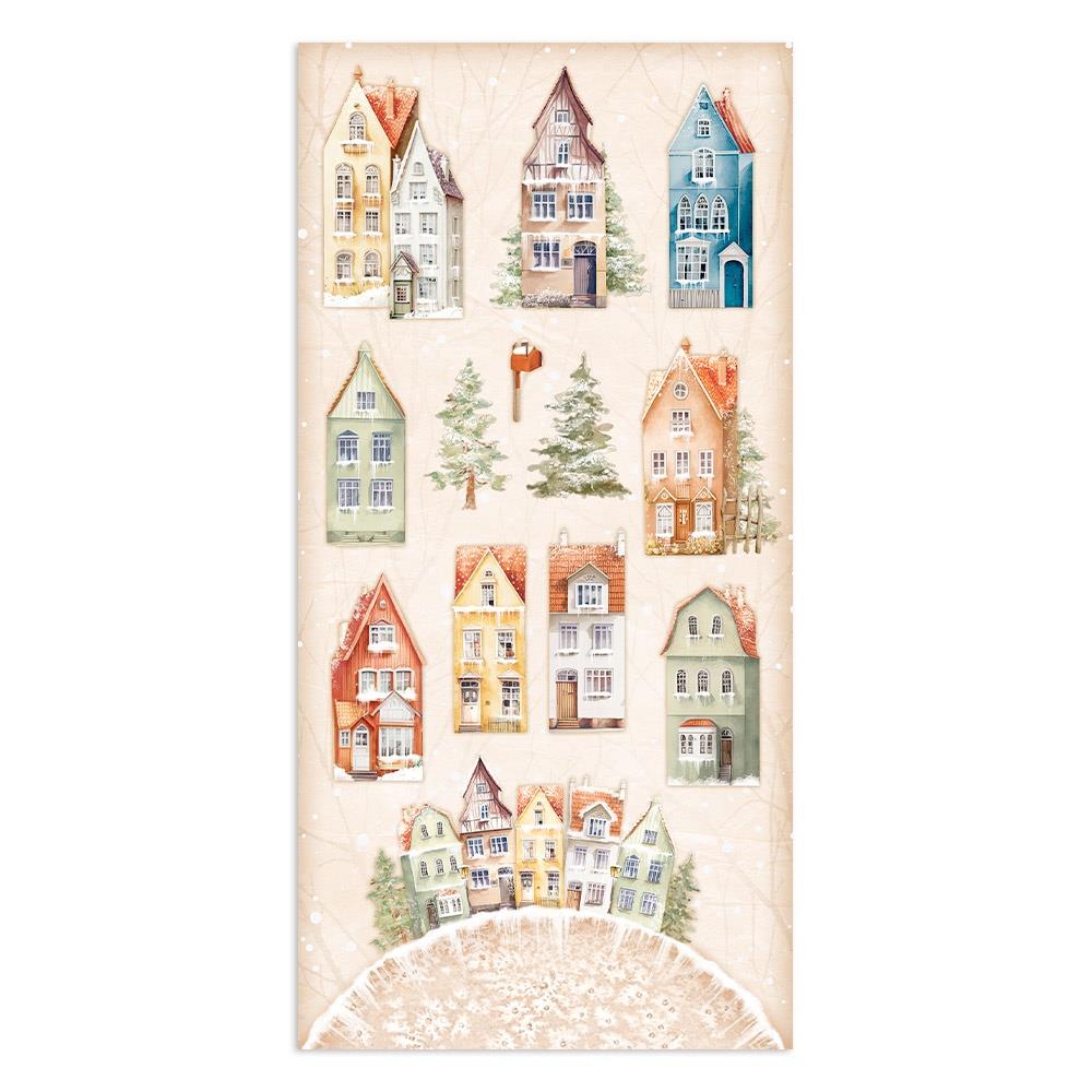 Stamperia - All around christmas - Collectables - 10 pk -   6 x 12"