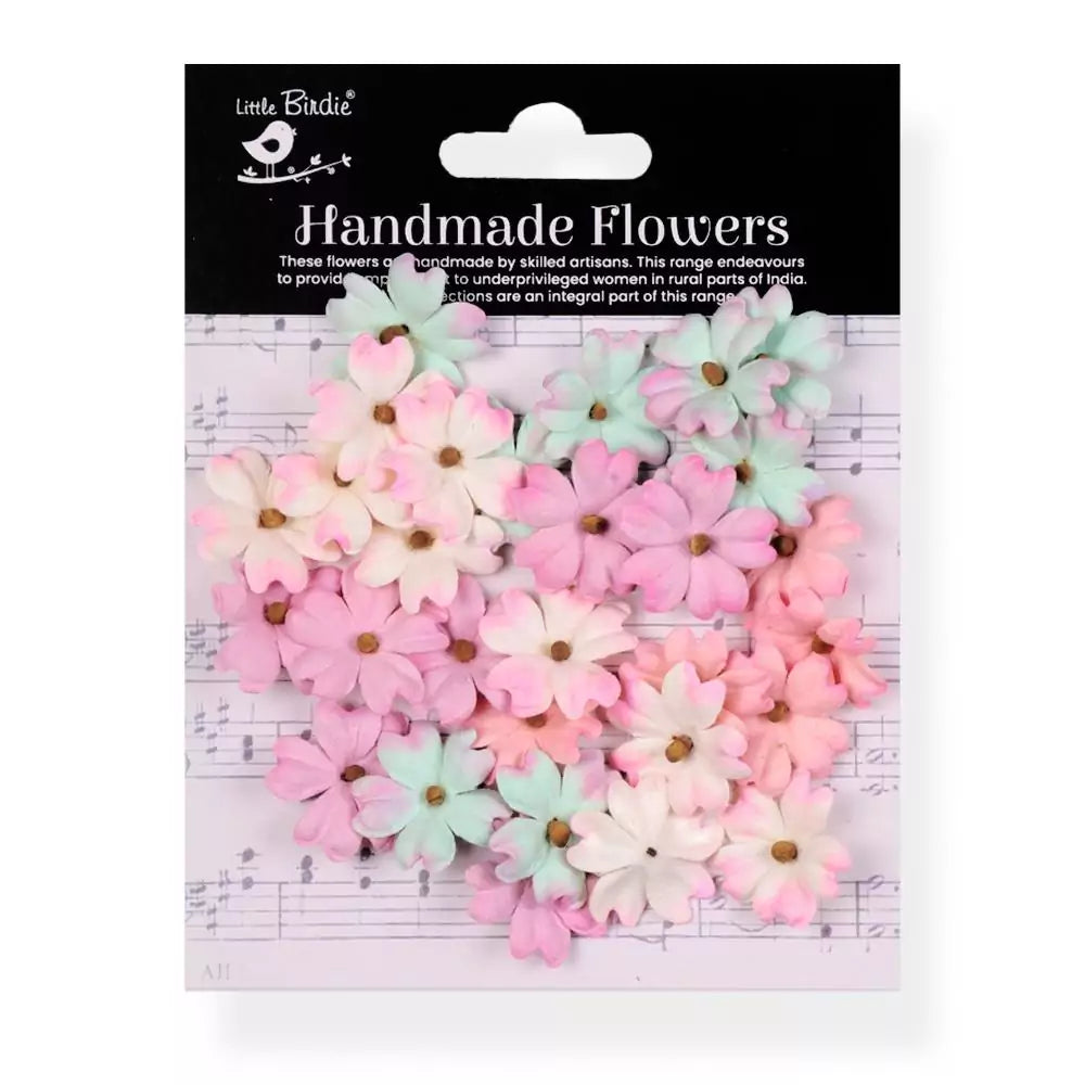 Little Birdie - Carin paper flowers  - Fairy Garden
