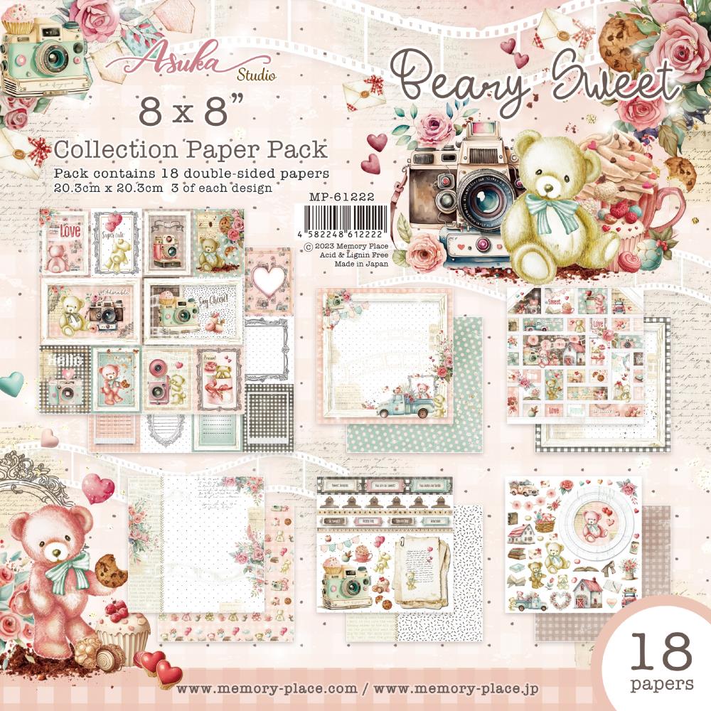 Asuka Studio - Beary Sweet - Paper Pack - 8 x 8"