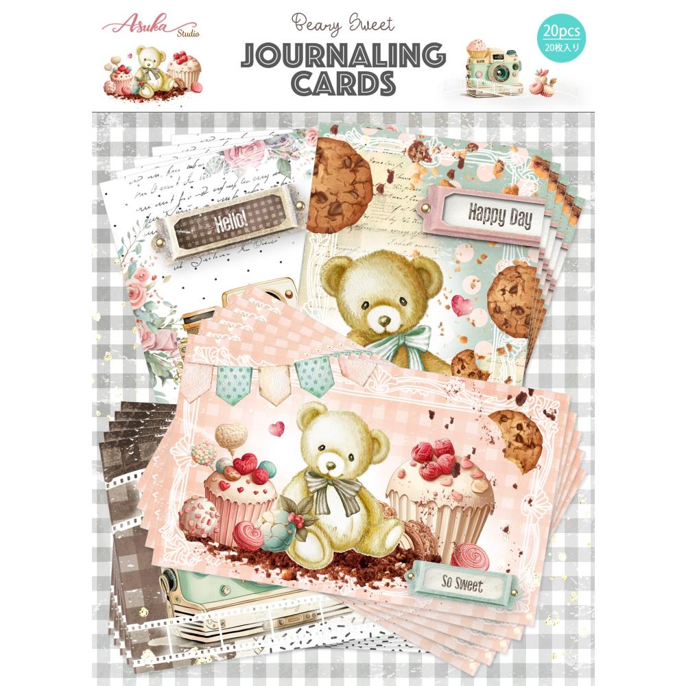 Asuka Studio - Beary Sweet - Journaling Cards