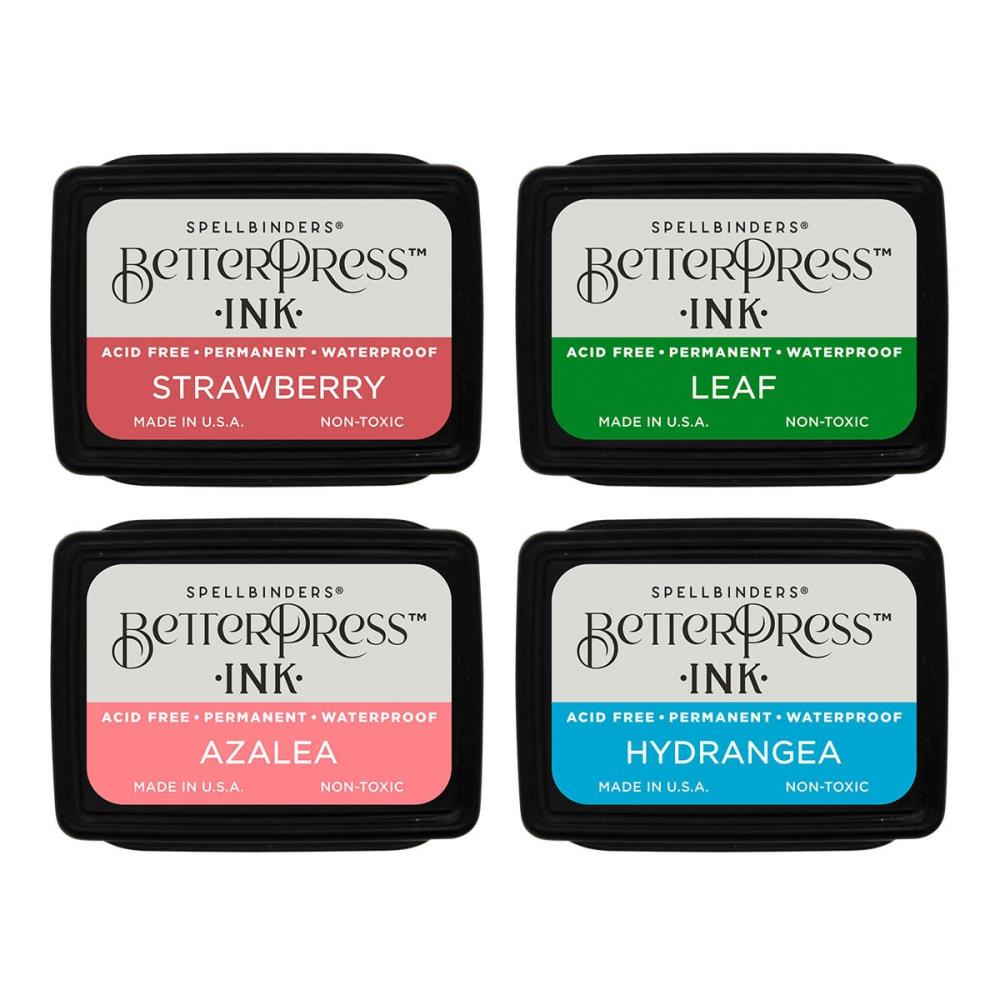 Spellbinders Betterpress Mini Ink Set - Flower Garden