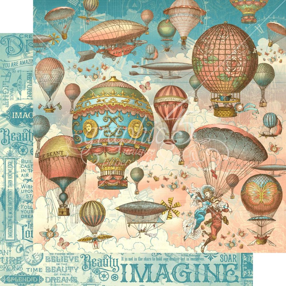 Graphic 45 - Imagine - Collectors Edition - Paper Pad  8x8"