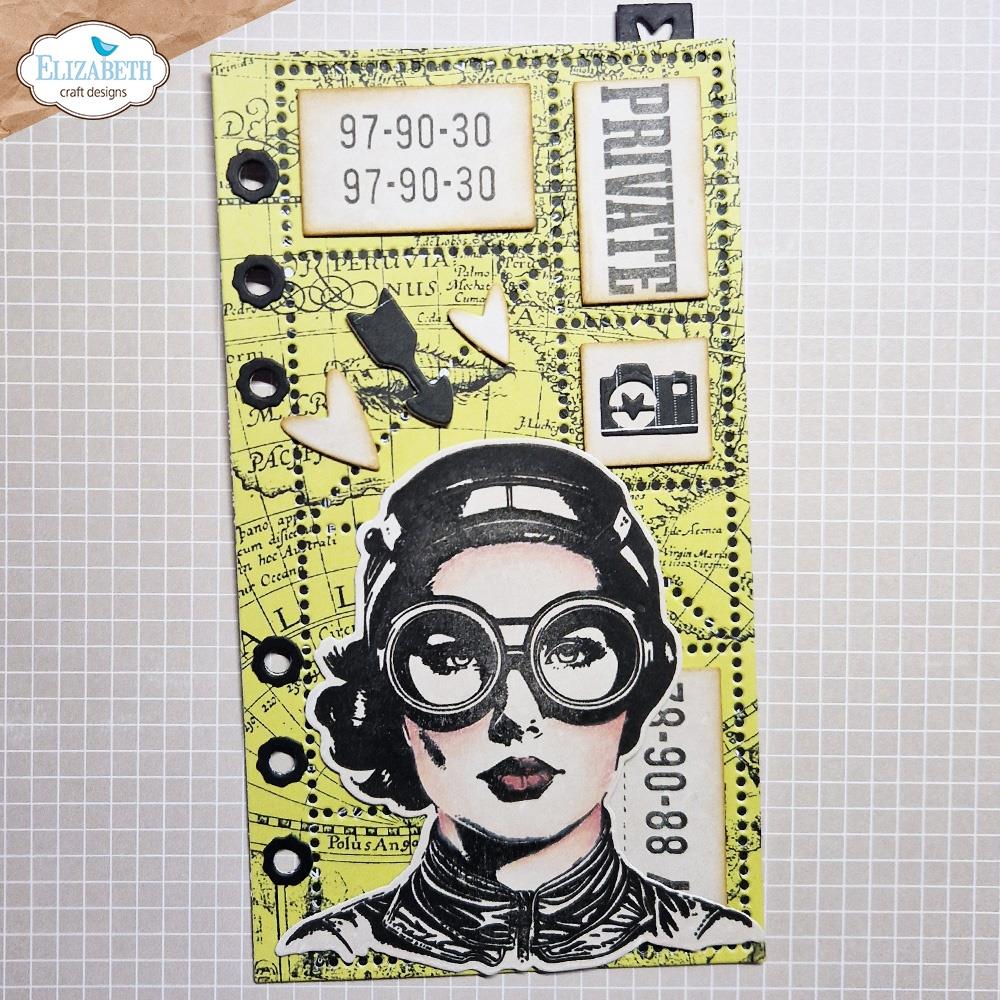 Elisabeth Craft - Dies - Essentials 31 - Postage Stamp page die set