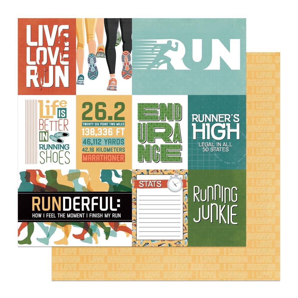 Photoplay - Runners High  - Live Love Run -   12 x 12"