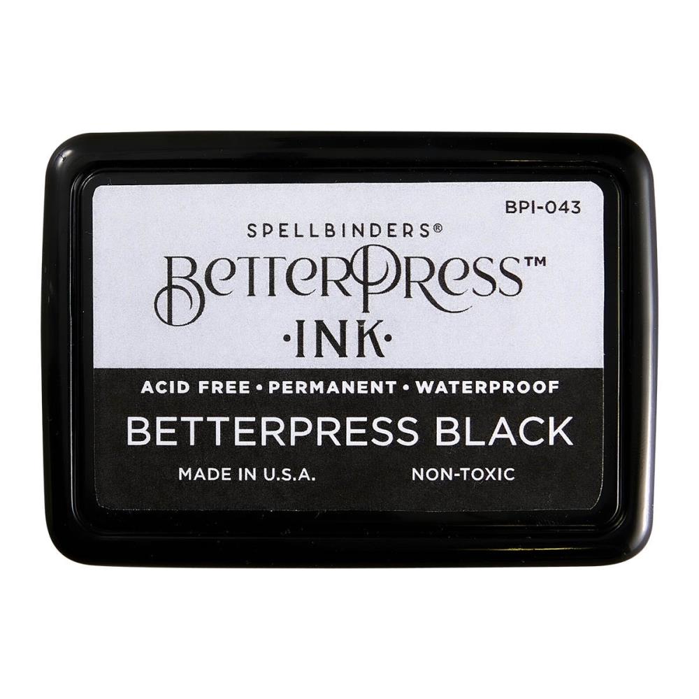 Spellbinders Betterpress Ink - Betterpress Black
