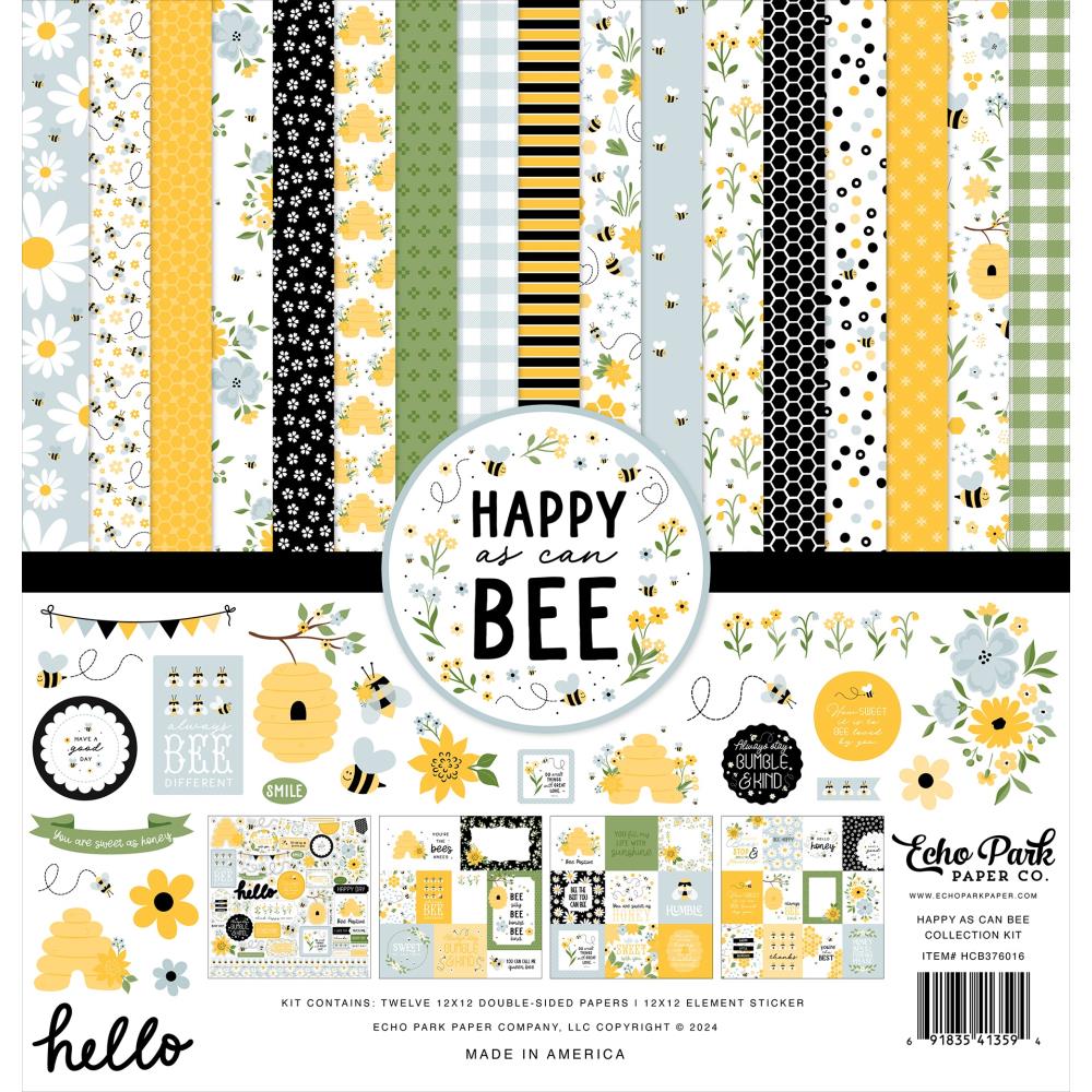 Echo Park - Happy as can bee - Collection Kit -    12 x 12"