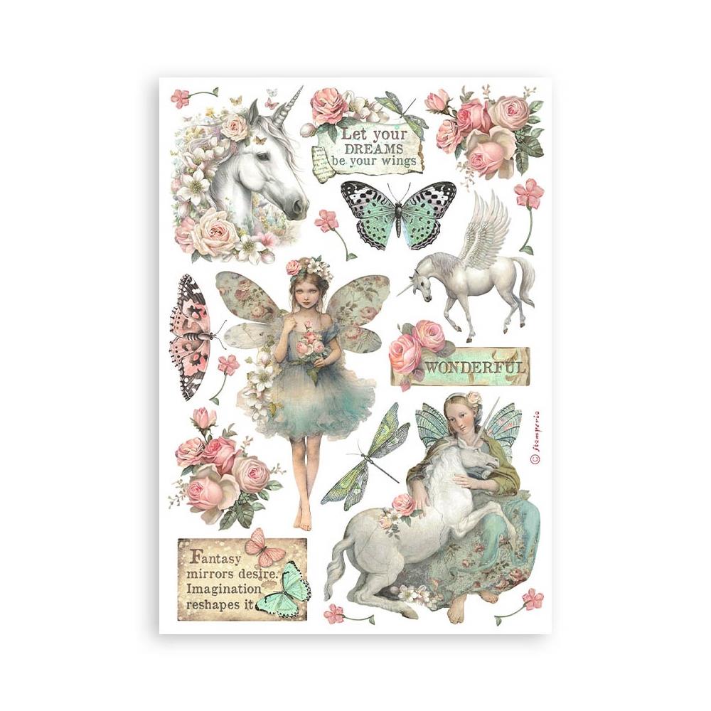 Stamperia - Wonderland - Washi Pad A5